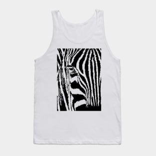 Zingy Zebra Linoprint Tank Top